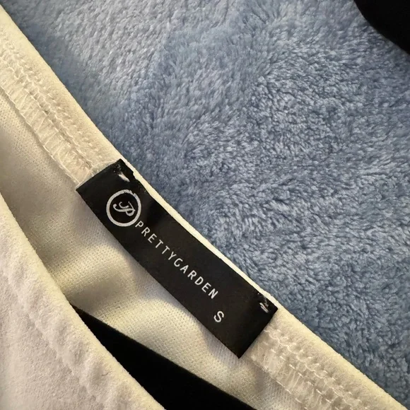 PrettyGarden Cream Asymmetrical Wrap Pencil Skirt Women’s Small NWT Midi - Picture 9 of 12